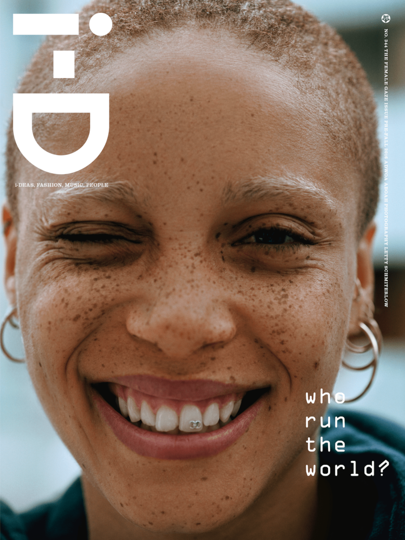 Adwoa Aboah featured on the i-D cover from August 2016