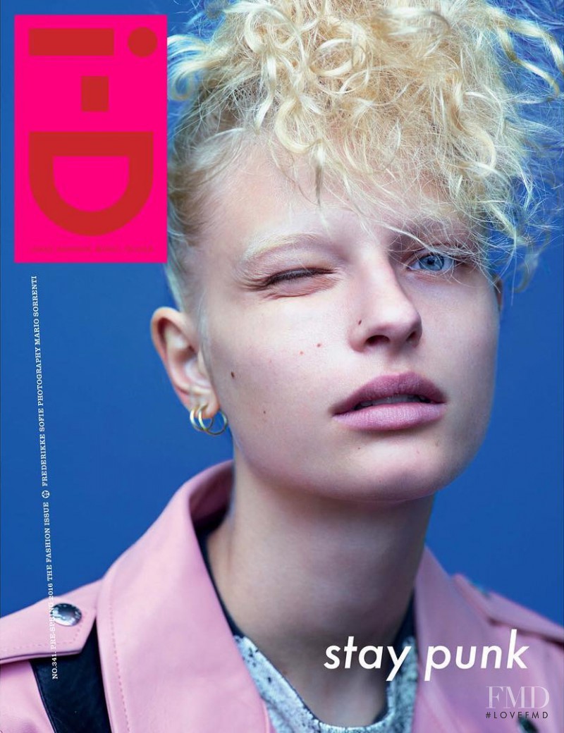 Frederikke Sofie Falbe-Hansen featured on the i-D cover from February 2016