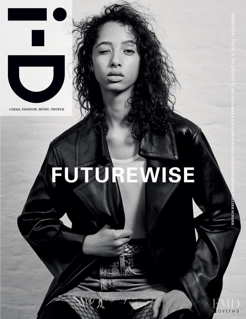 Yasmin Wijnaldum featured on the i-D cover from June 2016