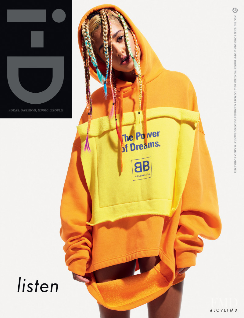 Tommy Genesis  featured on the i-D cover from December 2017
