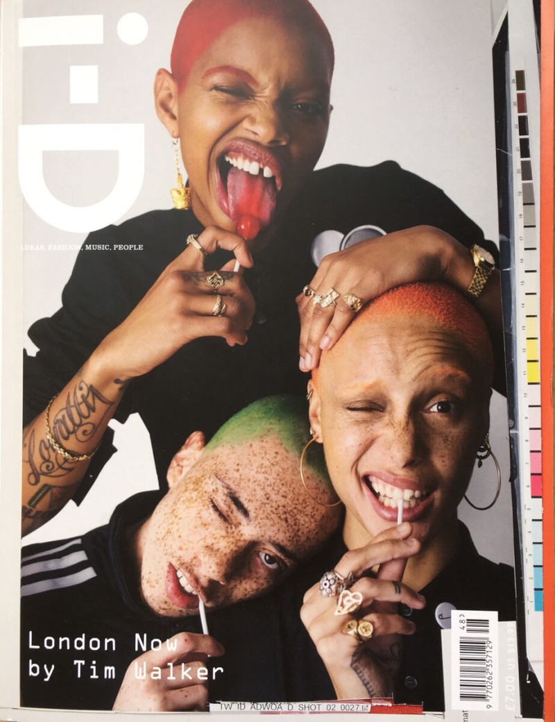 Adwoa Aboah featured on the i-D cover from February 2017