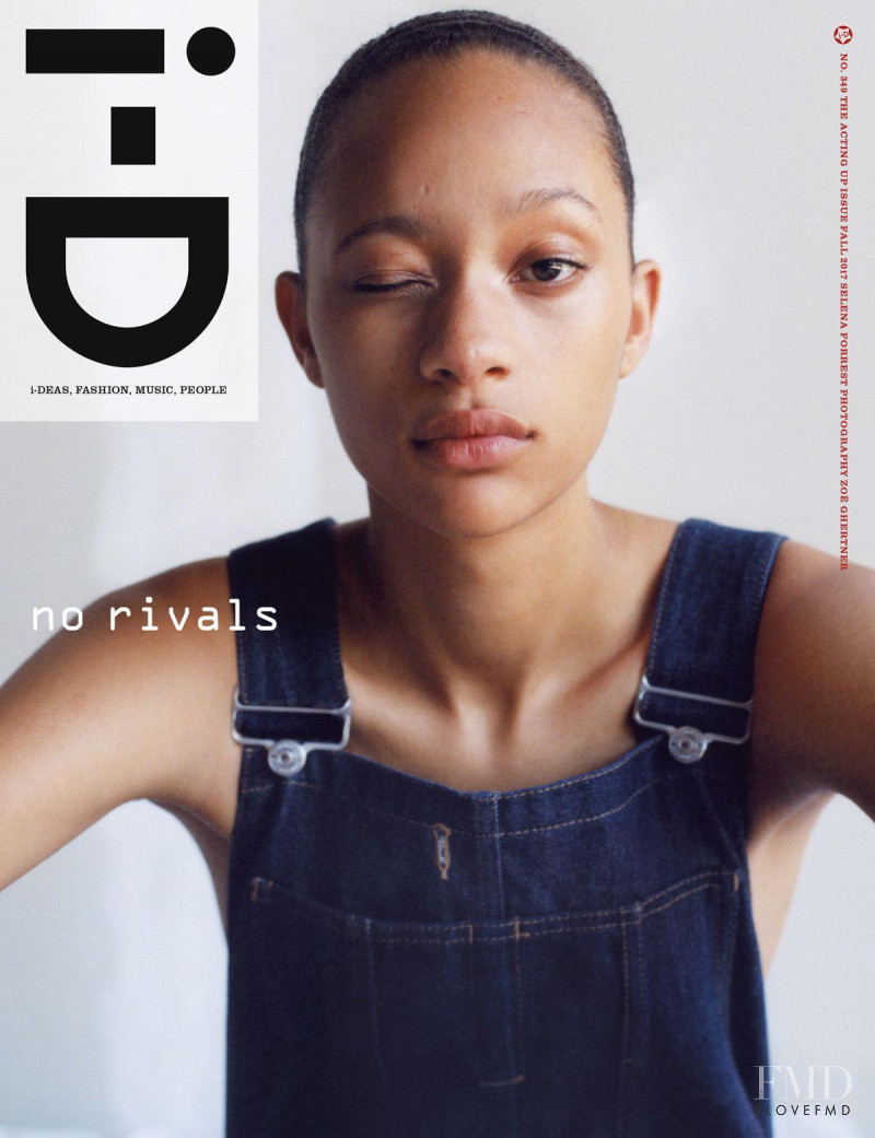 Selena Forrest featured on the i-D cover from September 2017
