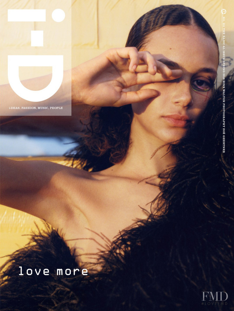 Binx Walton featured on the i-D cover from February 2018