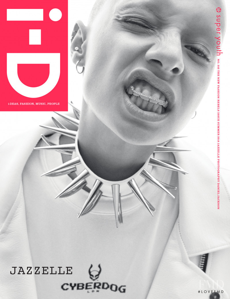 Jazzelle featured on the i-D cover from May 2018