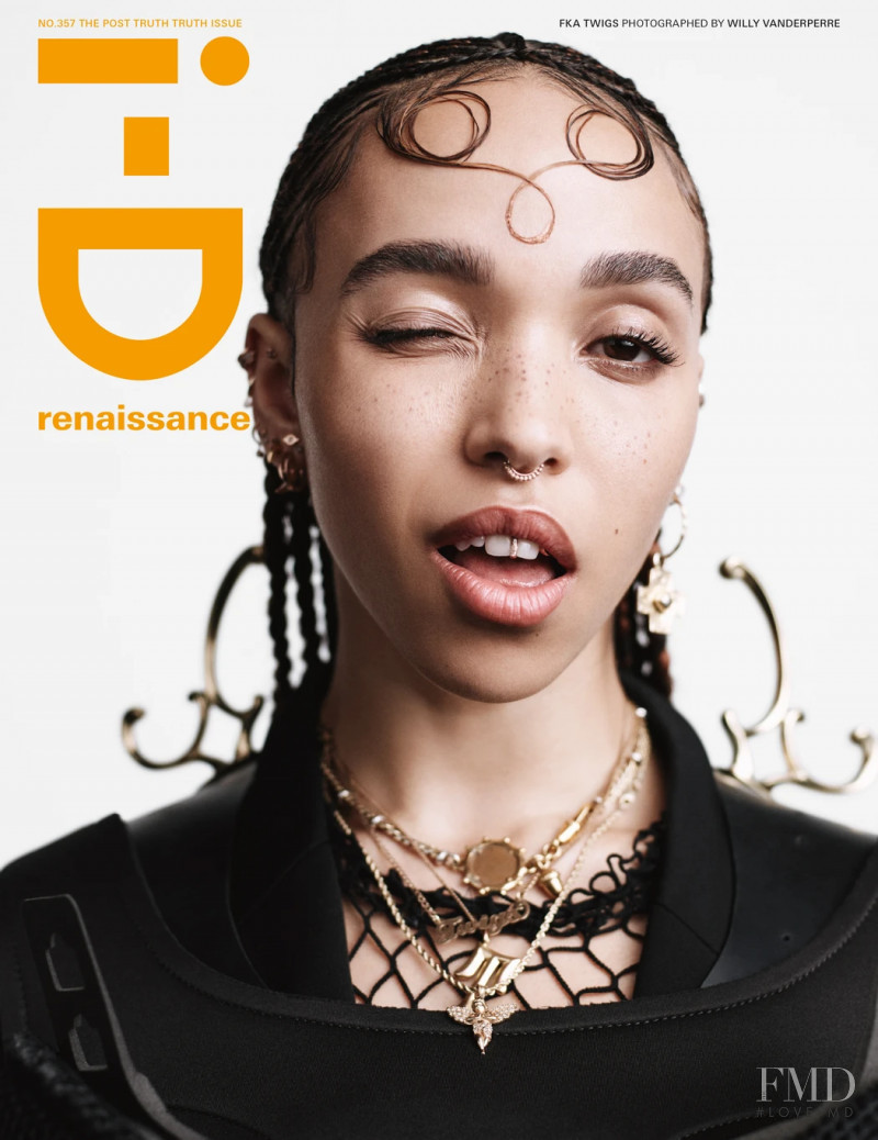 FKA Twigs featured on the i-D cover from September 2019