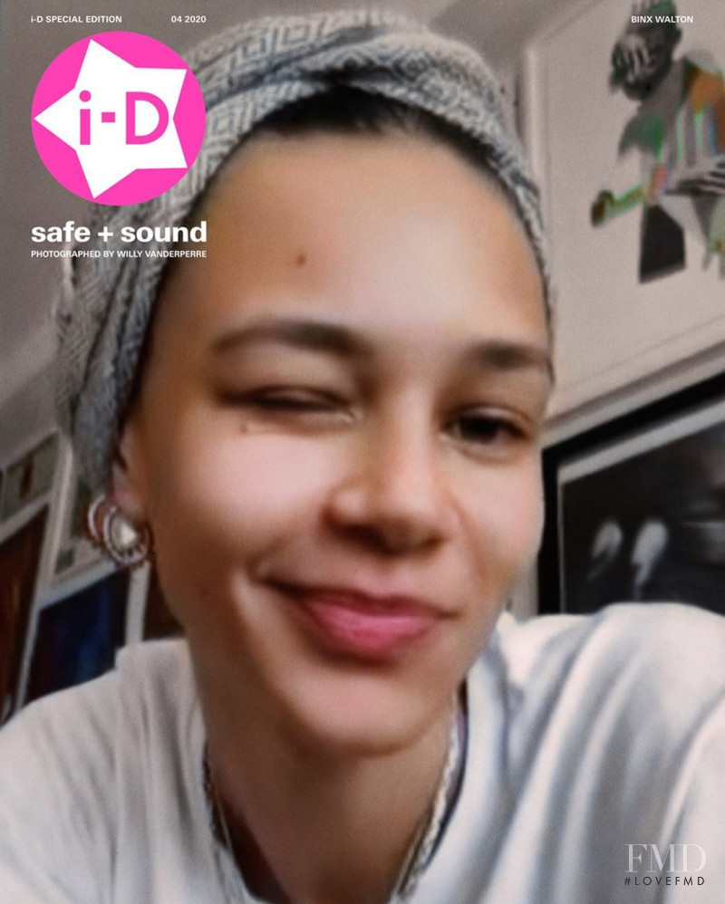 Binx Walton featured on the i-D cover from April 2020