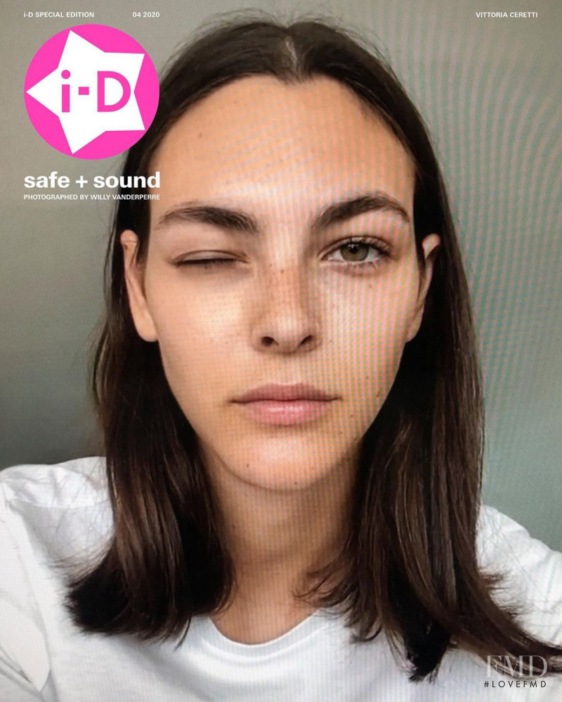 Vittoria Ceretti featured on the i-D cover from April 2020