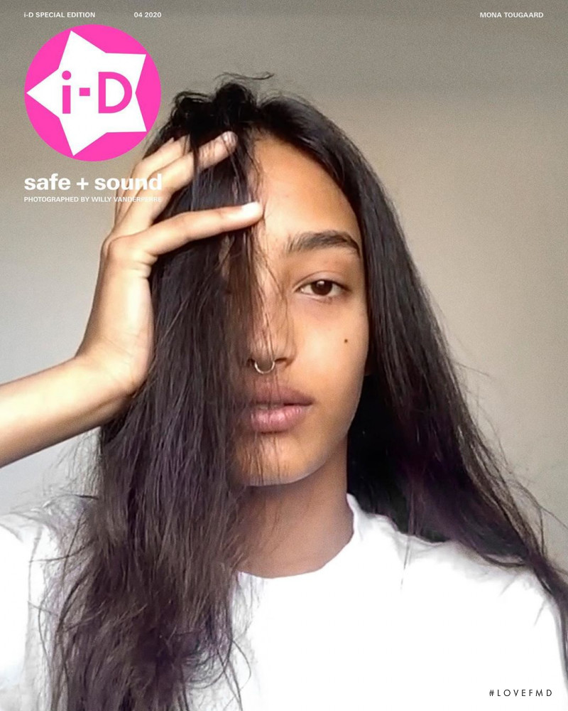 Mona Tougaard featured on the i-D cover from April 2020