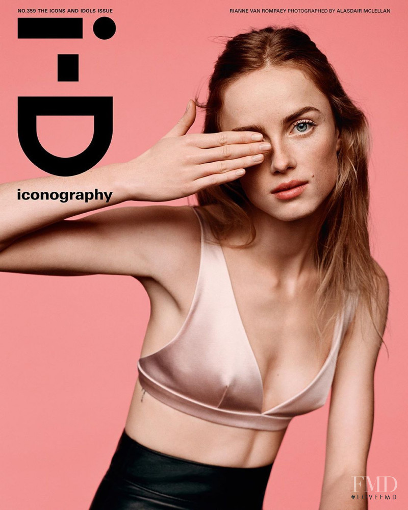 Rianne Van Rompaey featured on the i-D cover from March 2020