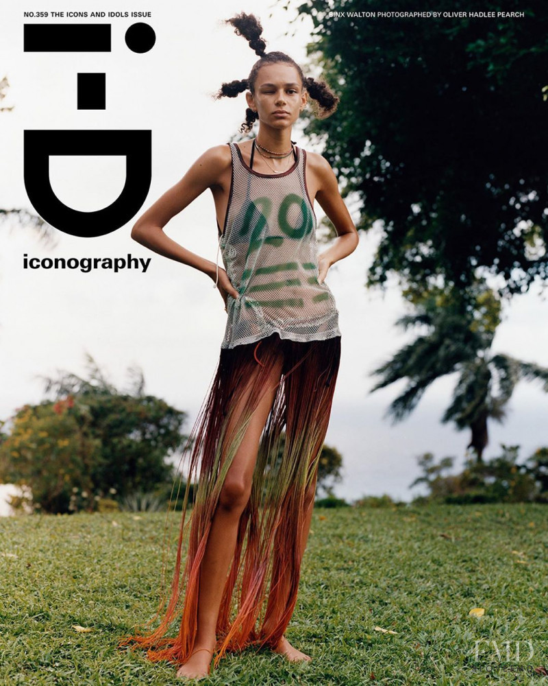 Binx Walton featured on the i-D cover from March 2020