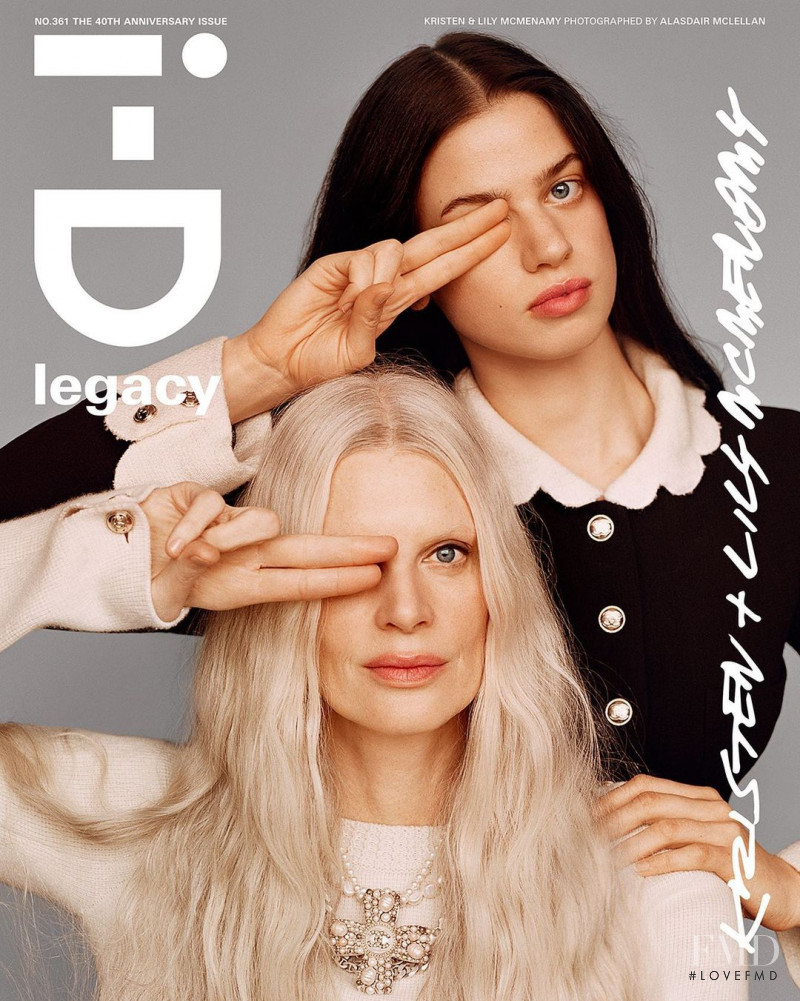 Kristen McMenamy, Lily McMenamy featured on the i-D cover from October 2020