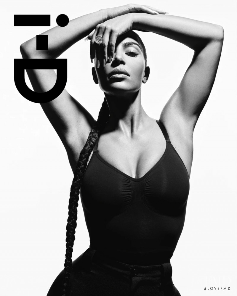 Kim Kardashian featured on the i-D cover from December 2021