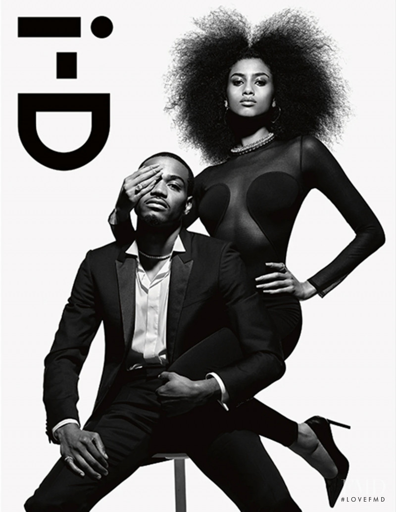 Imaan Hammam featured on the i-D cover from December 2021