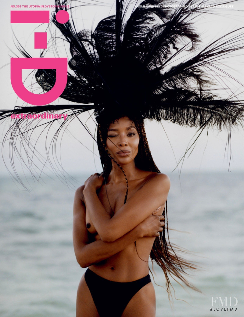 Naomi Campbell featured on the i-D cover from March 2021