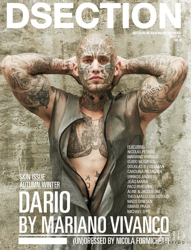 Dario Tozzi featured on the Dsection cover from November 2011