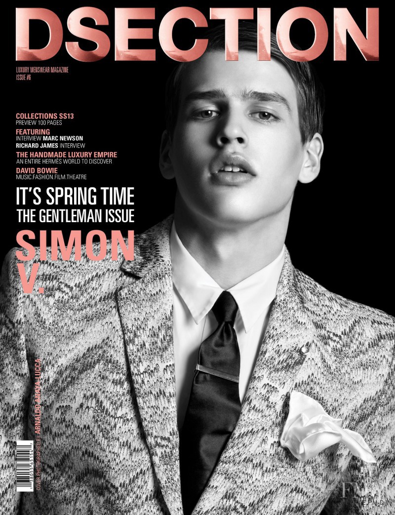 Simon Van Meervenne featured on the Dsection cover from February 2013