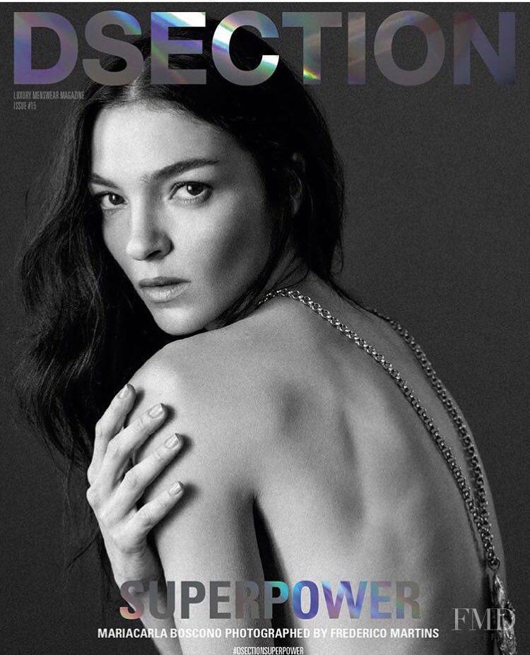 Mariacarla Boscono featured on the Dsection cover from February 2016