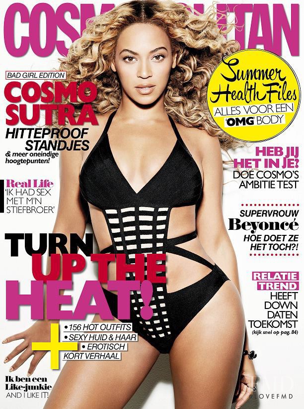 Beyoncé Knowles featured on the Cosmopolitan Netherlands cover from August 2013