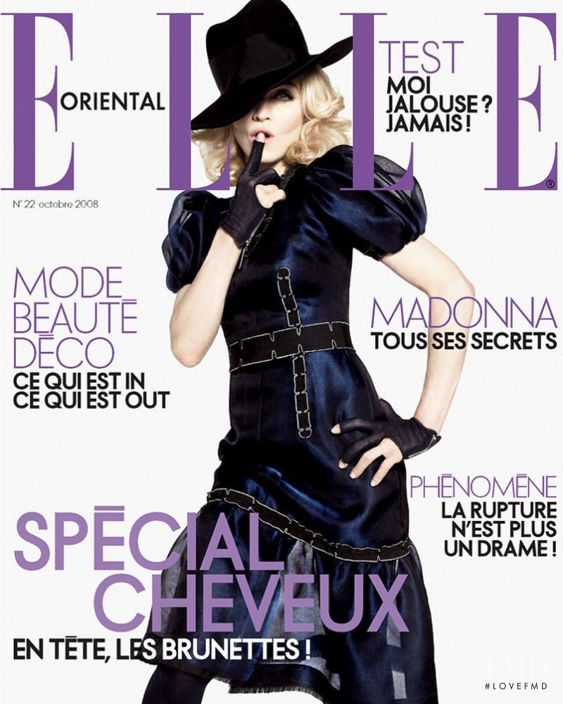 Madonna featured on the Elle Oriental cover from October 2008