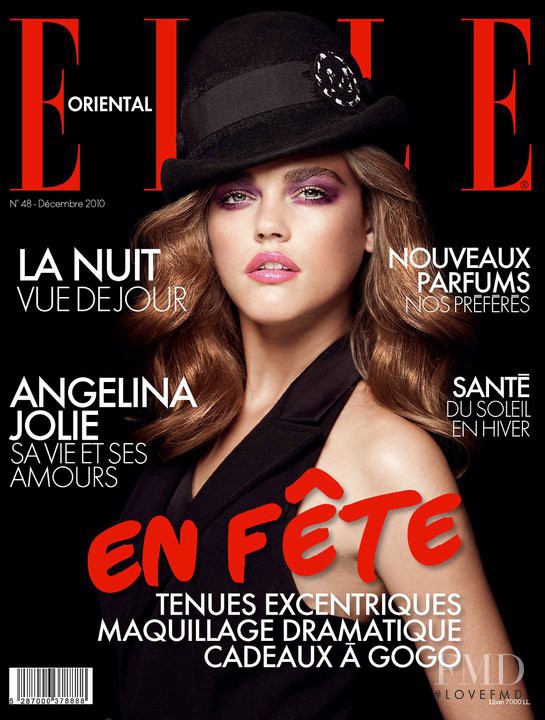 Daria Pleggenkuhle featured on the Elle Oriental cover from December 2010