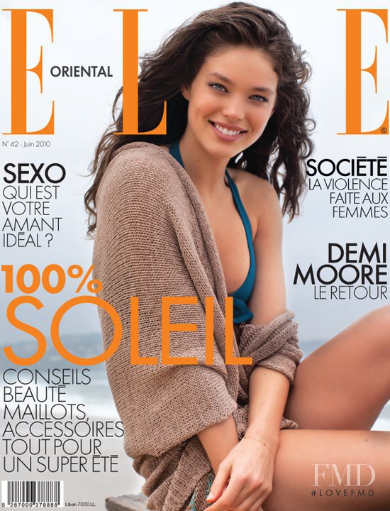 Emily DiDonato featured on the Elle Oriental cover from June 2010