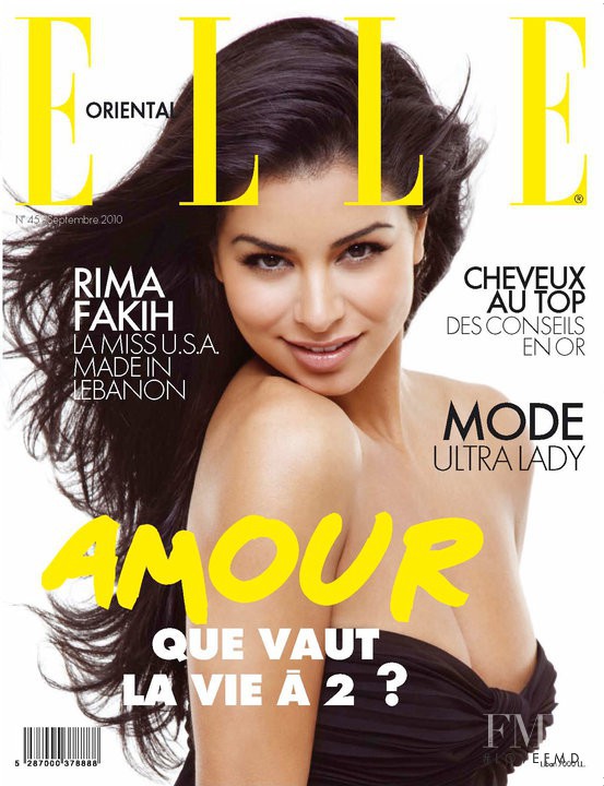 Rima Fakih featured on the Elle Oriental cover from September 2010