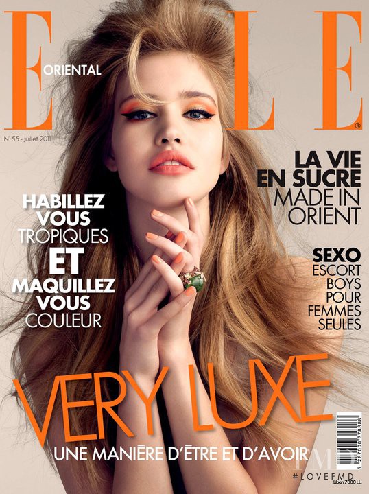 Terese Pagh Teglgaard featured on the Elle Oriental cover from July 2011