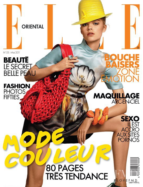 Gwen Loos featured on the Elle Oriental cover from May 2011