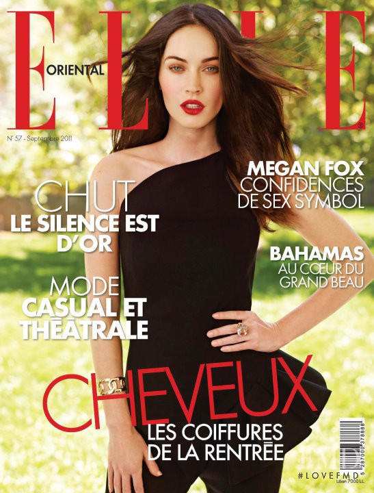 Cover of Elle Oriental with Megan Fox, September 2011 (ID:13804 ...