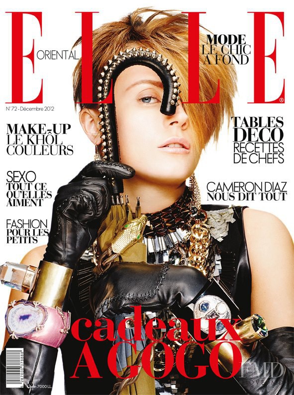 Charlotte di Calypso featured on the Elle Oriental cover from December 2012