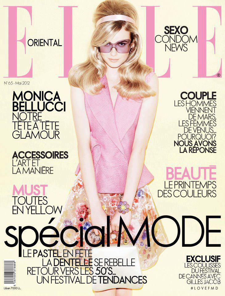 Karolina Mrozkova featured on the Elle Oriental cover from May 2012