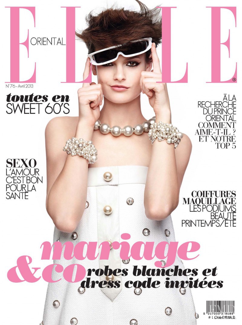 Paula Bertolini featured on the Elle Oriental cover from April 2013