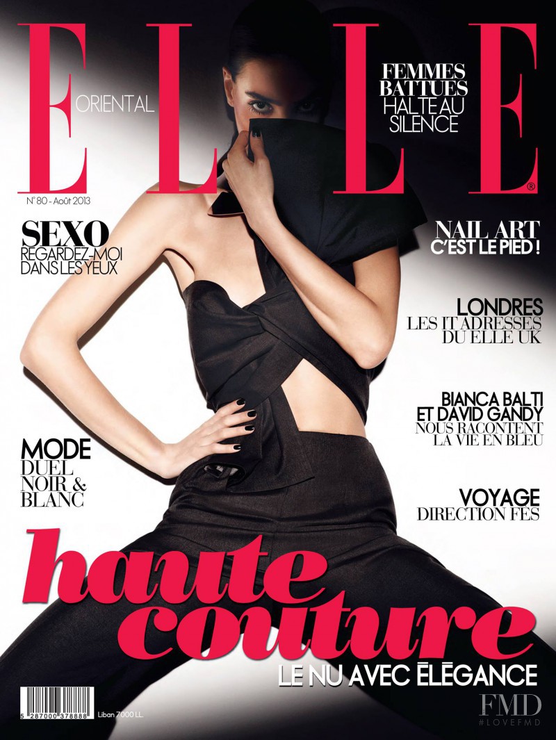 Sabrina Nait featured on the Elle Oriental cover from August 2013