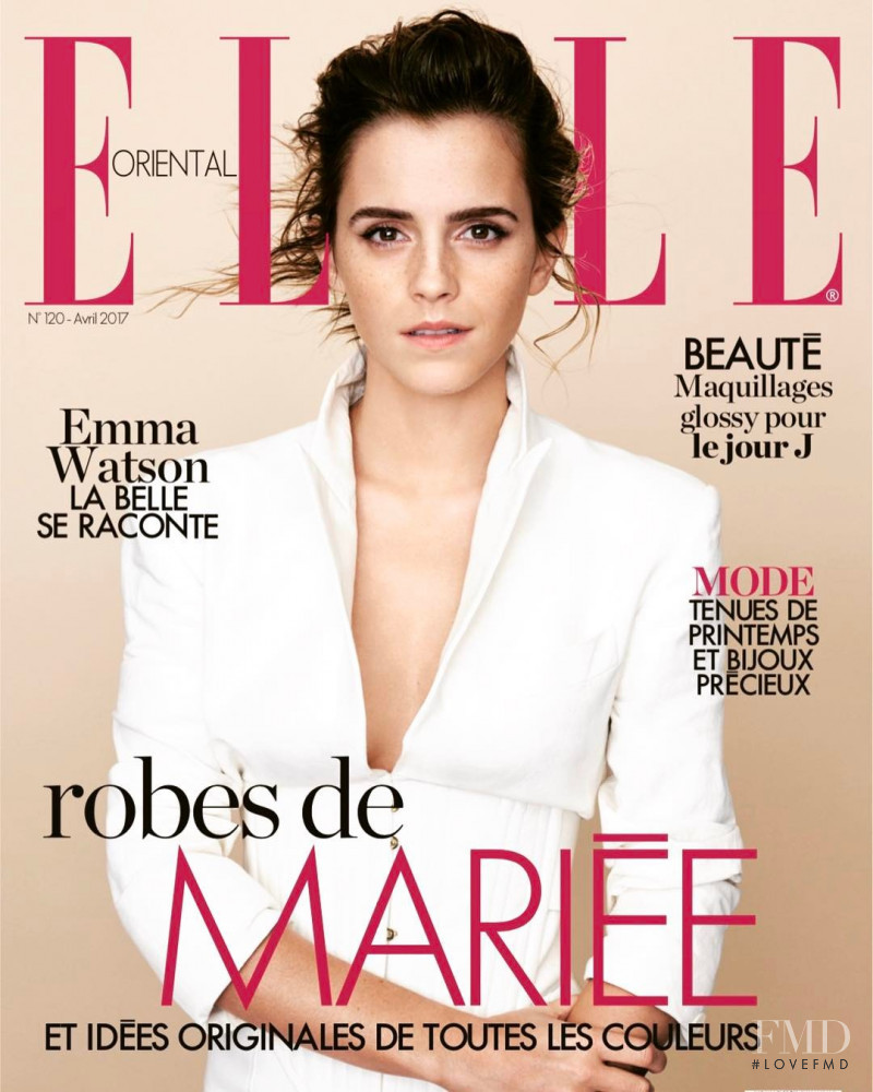 Emma Watson featured on the Elle Oriental cover from April 2017