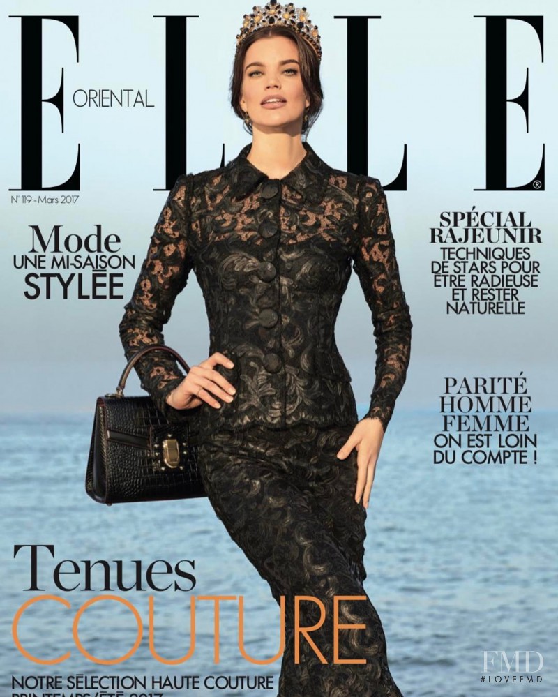 Rianne ten Haken featured on the Elle Oriental cover from March 2017