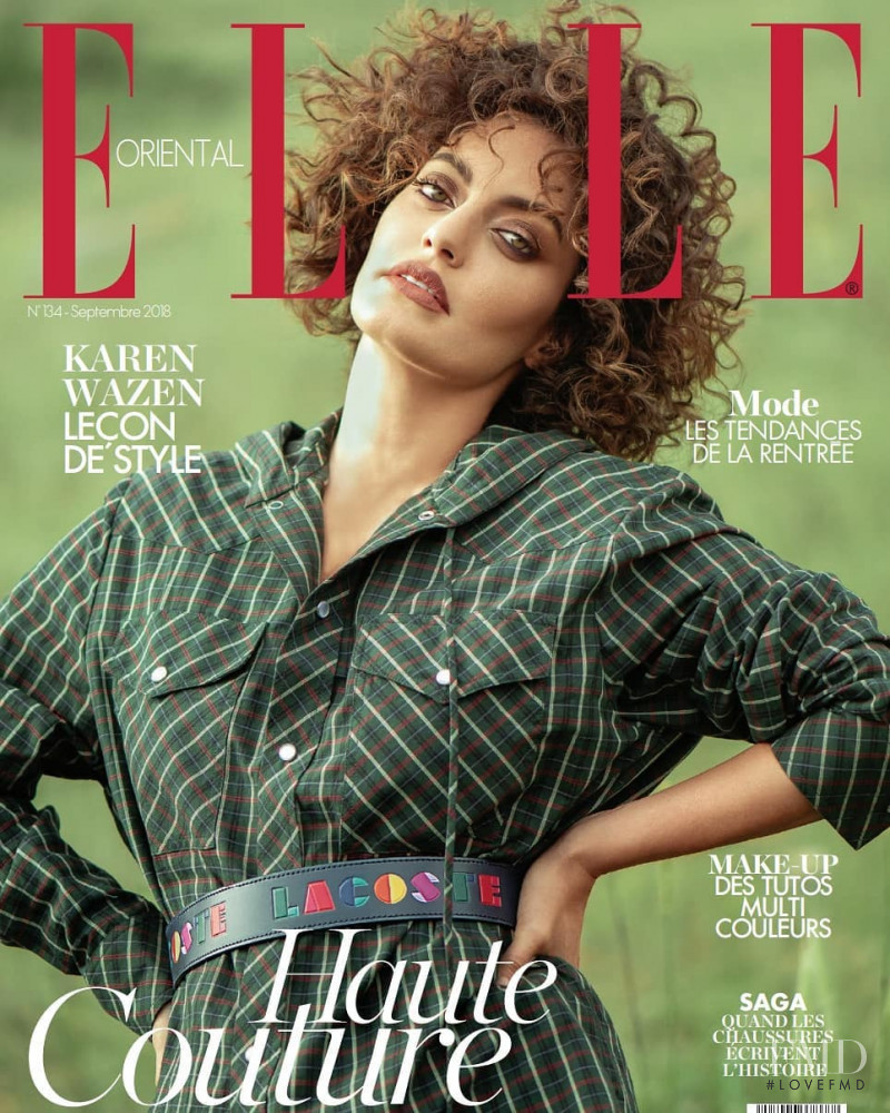 Karen Wazen Bakhazi featured on the Elle Oriental cover from September 2018