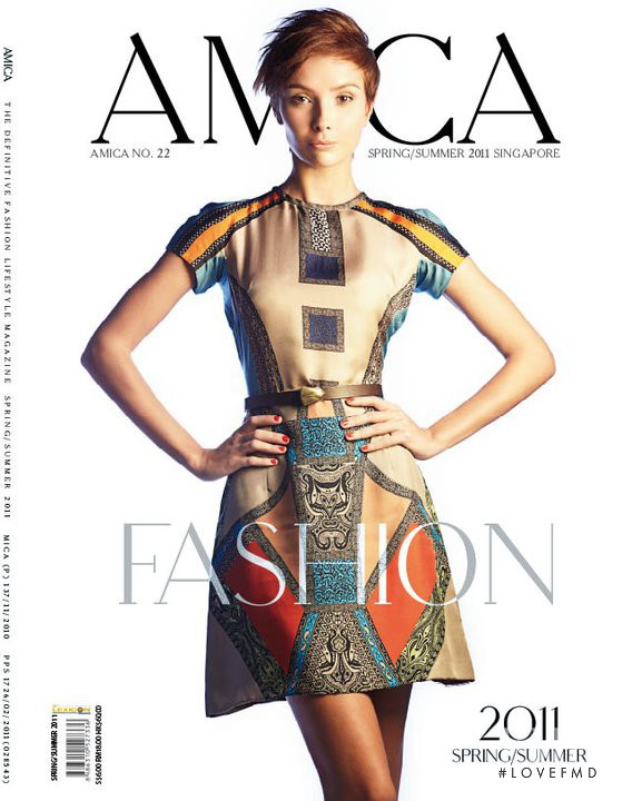  featured on the Amica Singapore cover from March 2011
