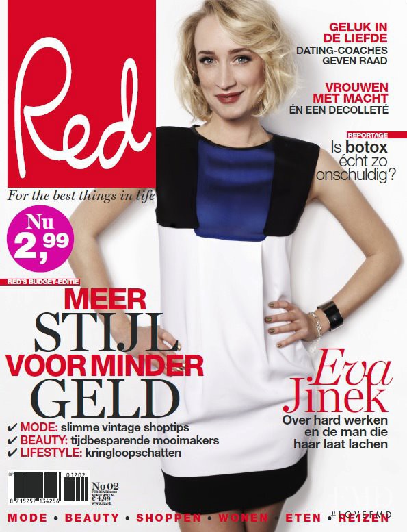 Eva Jinek featured on the Red Netherlands cover from February 2012
