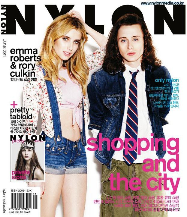 Emma Roberts, Rory Culkin featured on the Nylon Korea cover from June 2011