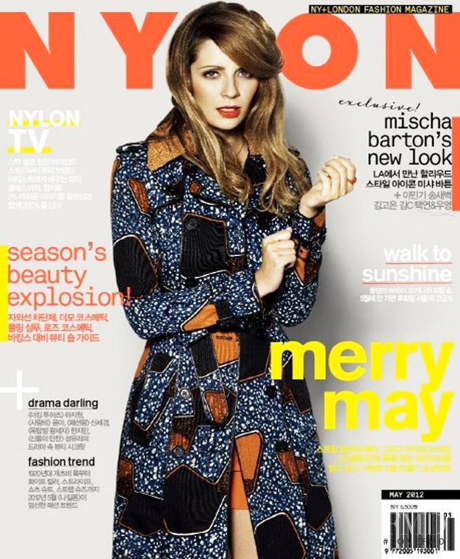 Mischa Barton featured on the Nylon Korea cover from May 2012