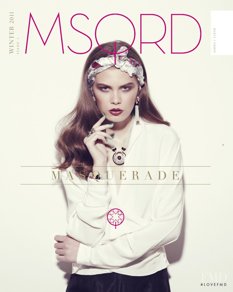 Sabrina Rathje featured on the Masquerade cover from December 2011