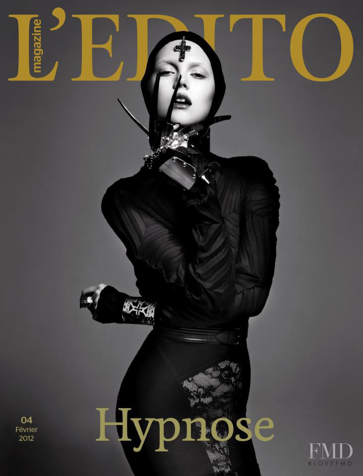 Anne Sophie Monrad featured on the L\'Edito cover from February 2012