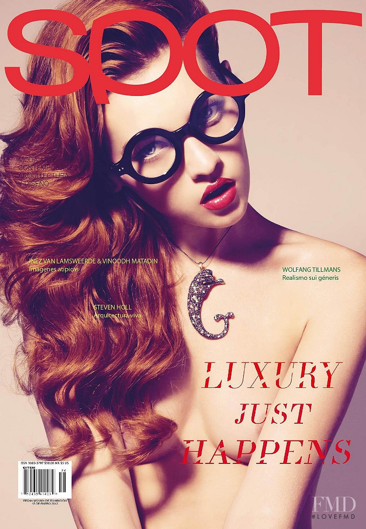 Anna Fedorovna featured on the Spot cover from January 2012