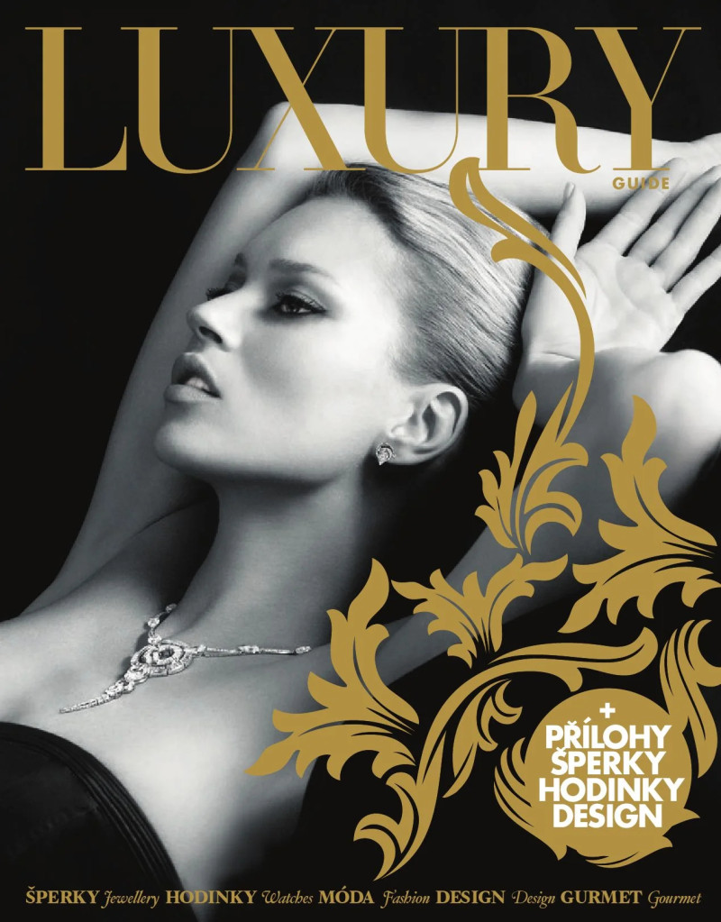 Kate Moss featured on the Luxury Guide cover from June 2009