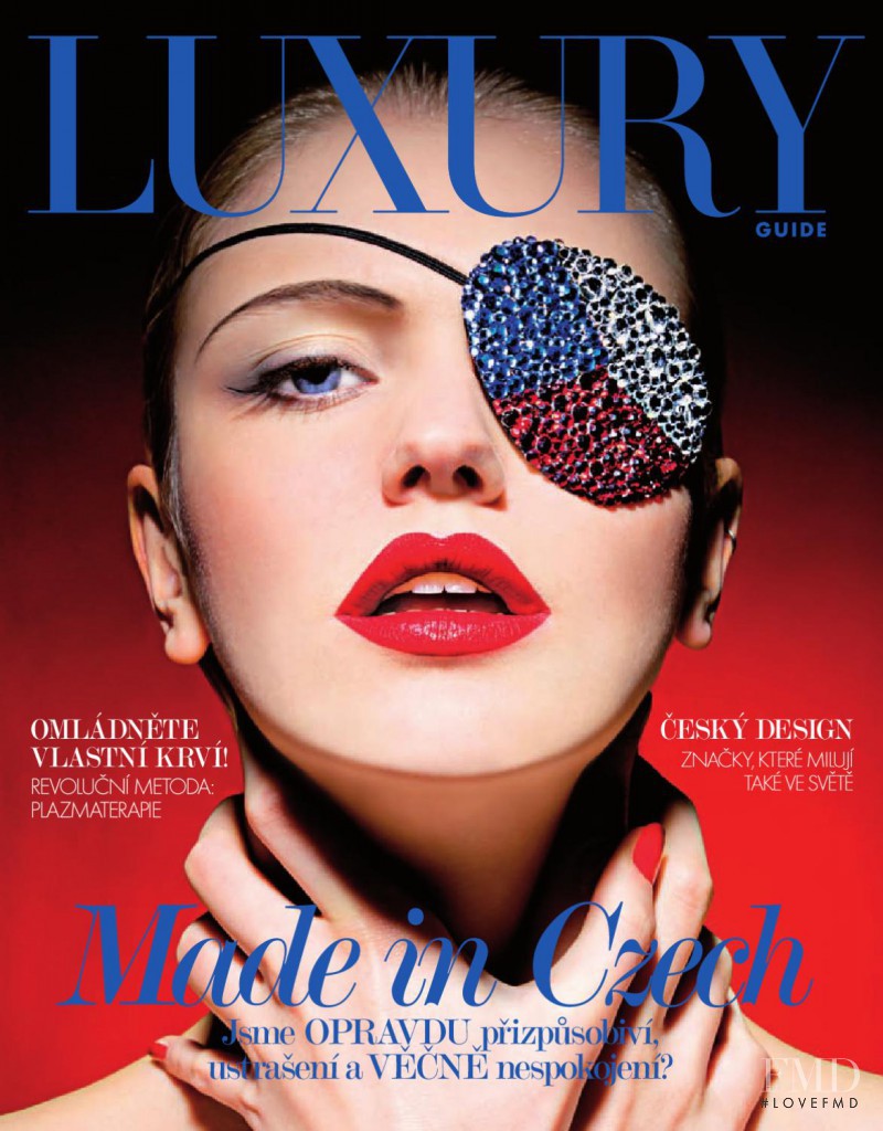 Sasha Melnychuk featured on the Luxury Guide cover from November 2011