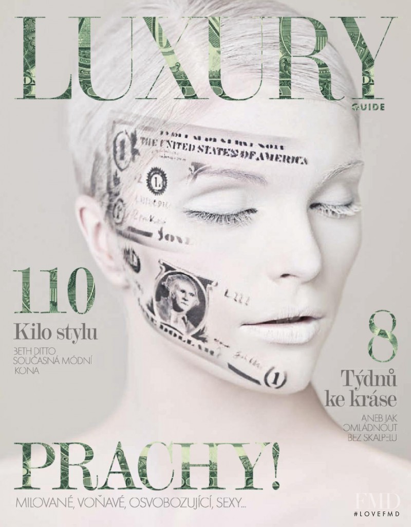 Monika Rohanova featured on the Luxury Guide cover from September 2011