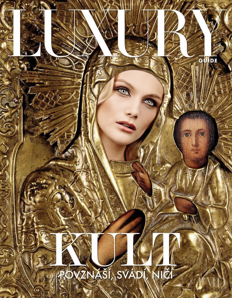 Zuzana Straska featured on the Luxury Guide cover from December 2012