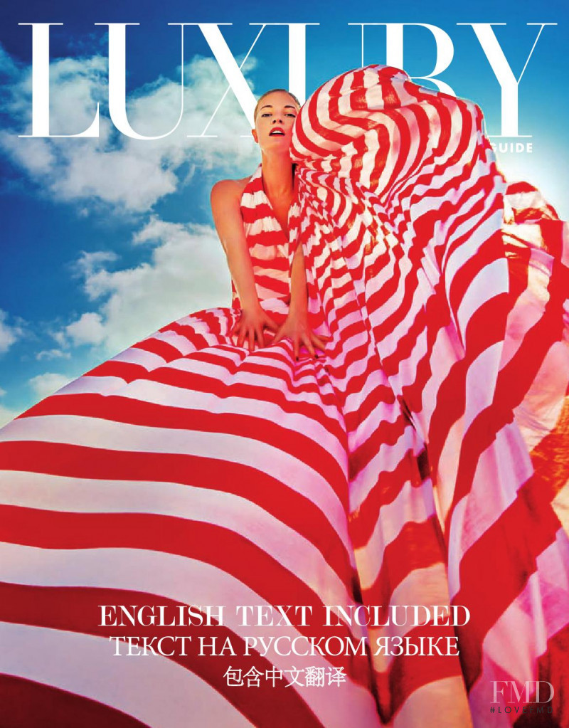 Kyla Van Dyke  featured on the Luxury Guide cover from February 2016