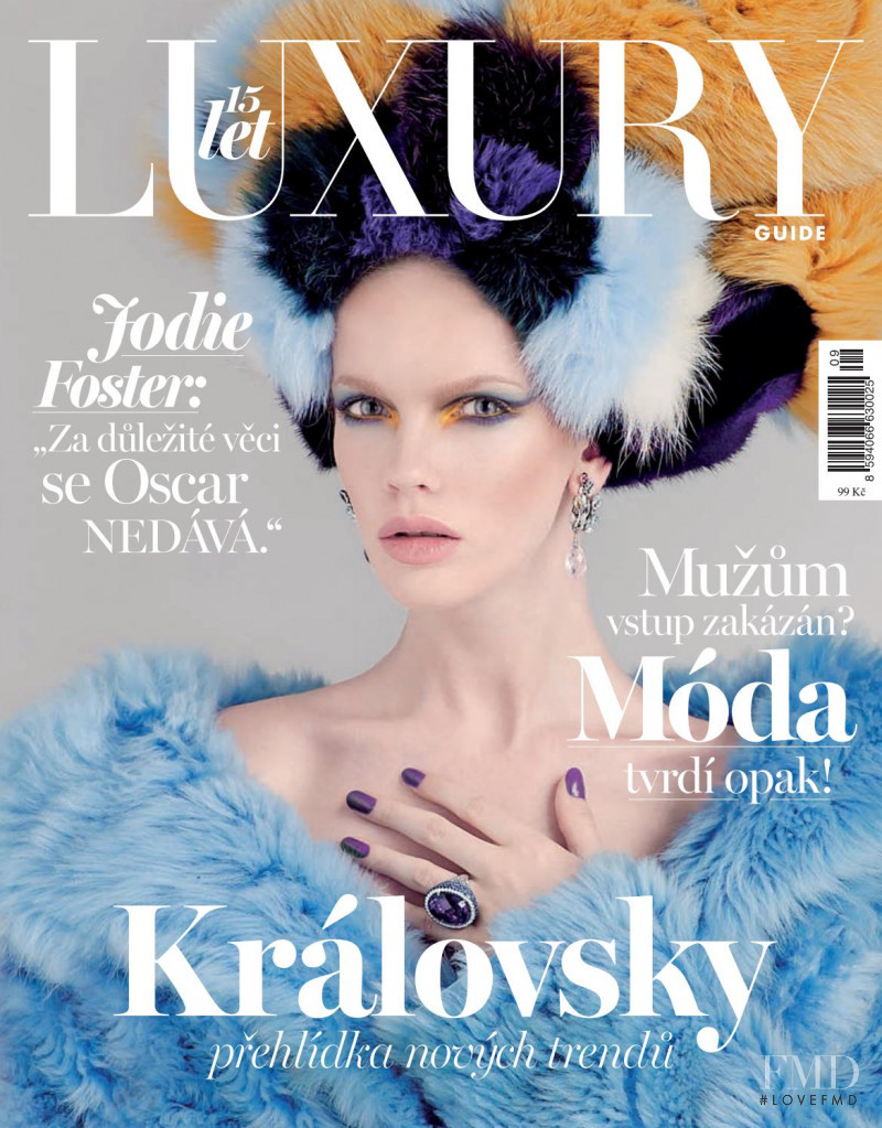 Lenka Lukacova  featured on the Luxury Guide cover from September 2016