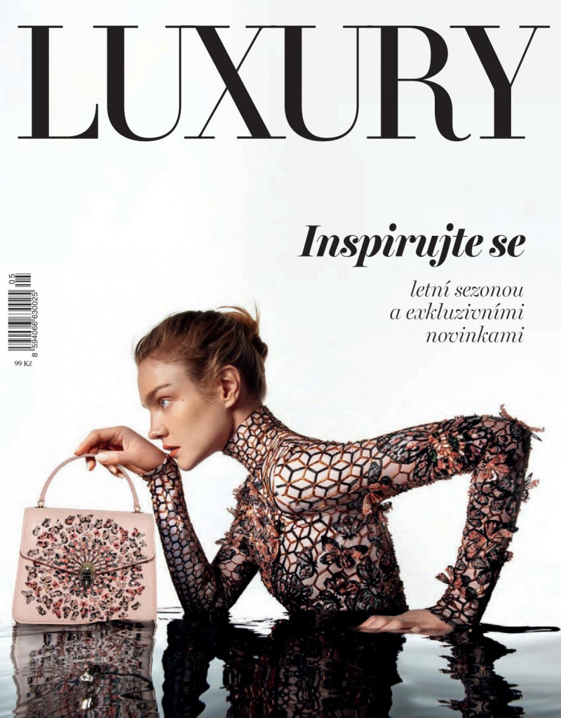 Natalia Vodianova featured on the Luxury Guide cover from March 2021